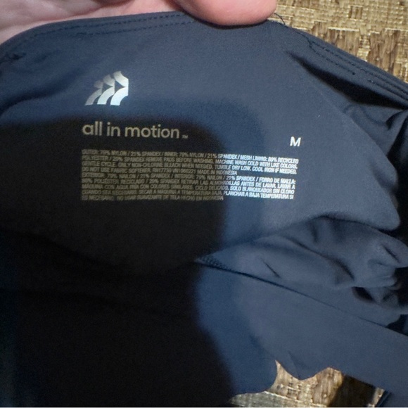 ✨ All in Motion | Navy Blue Exercise Dress with Built-in Shelf Bra - Size M - Picture 3 of 3